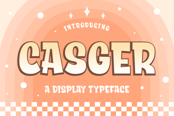Casger Font: Retro Display Typography for Web Design