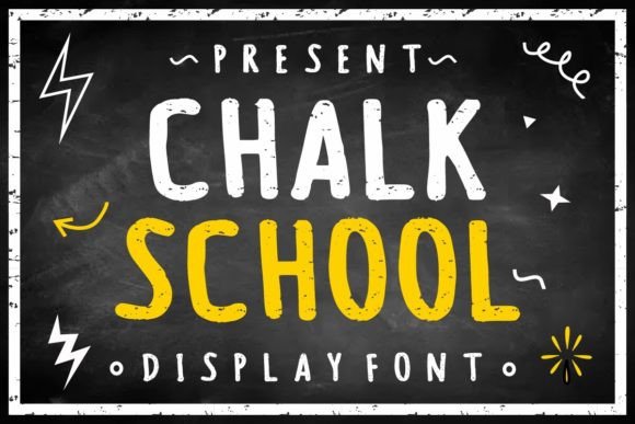 Chalk School: A Bold and Engaging Display Font