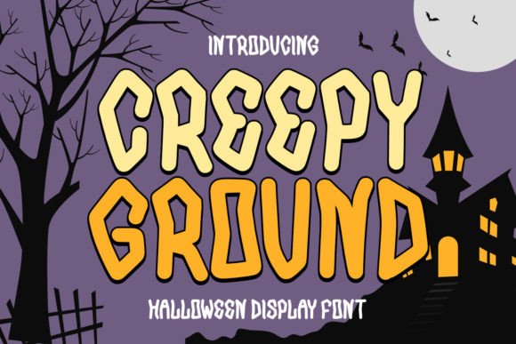 Creepy Ground Font for Playful Editorial Design