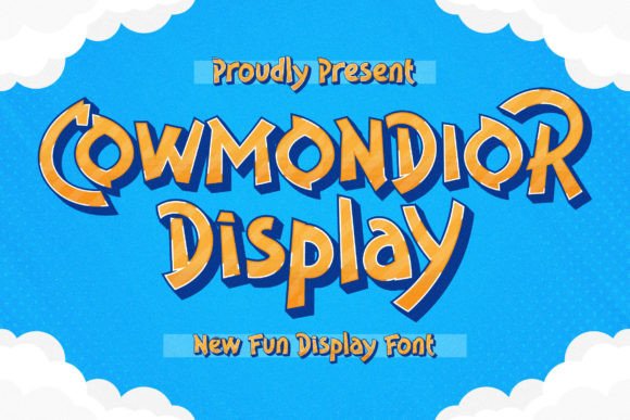 Discovering Cowmondior: A Sweet and Friendly Display Typeface