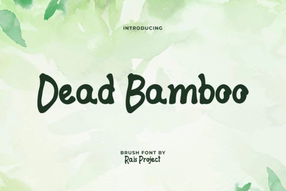 Enhance Your Brand with Dead Bamboo Display Font