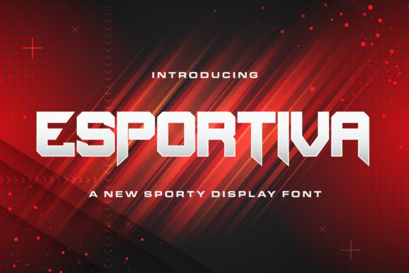Esportiva Font: Modern Display Type for Makers