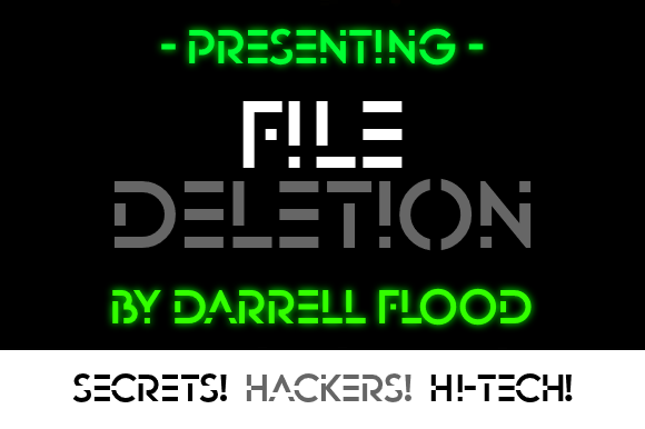 File Deletion Font Review: Testing a Sci-Fi Display Typeface