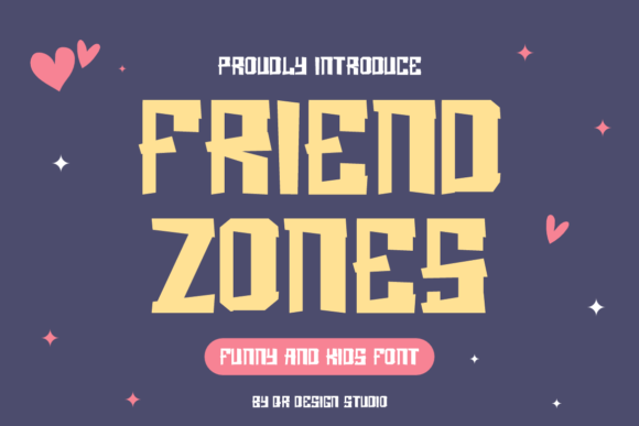 Friend Zones: A Quirky Font for Creative Makers