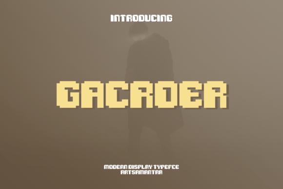 Gacroer: The Modern Pixel-Style Font for Bold Branding