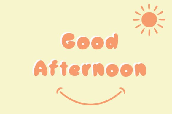 Good Afternoon: A Charming Display Font for Your Next Project