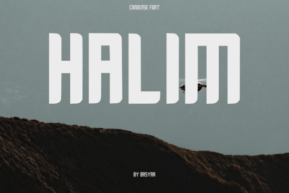 Halim: A Bold and Condensed Display Font for Impactful Designs