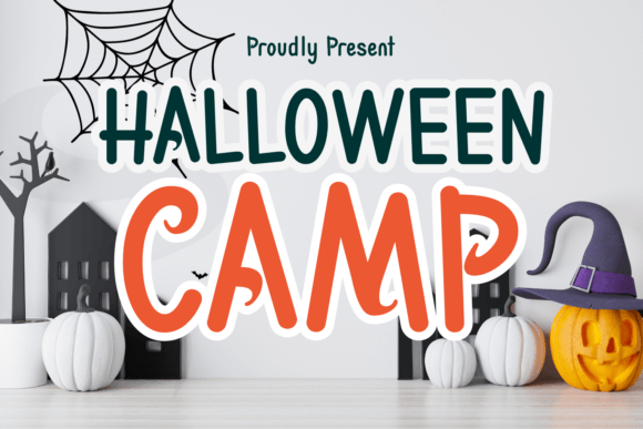Halloween Camp: A Charming Display Font for Web Design