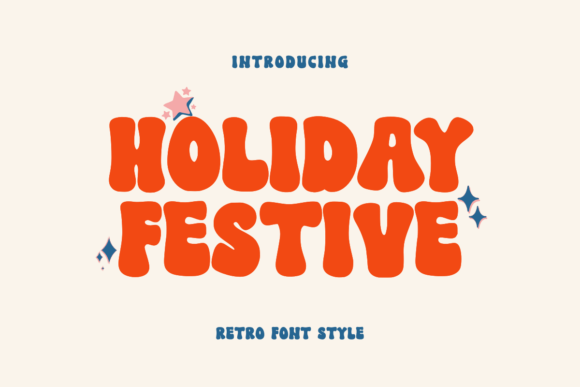 Holiday Festive Font Review: Retro Style for Branding