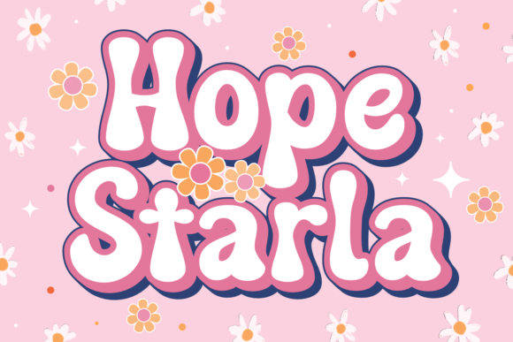 Hope Starla Font: Retro Charm for Handmade Products