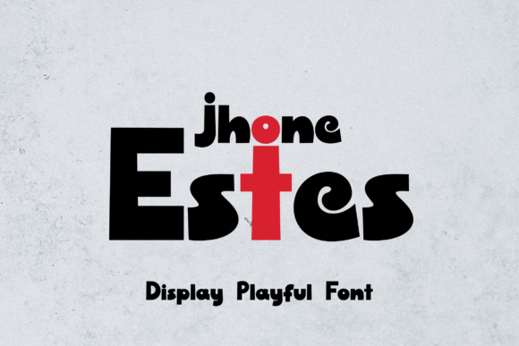 Jhone Estes Font: Quirky Display Type for Crafters