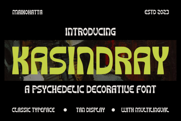 Kasindray Font: Energetic Branding for Small Business