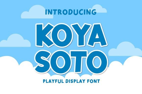Koya Soto: A Playful Display Font for Crafters