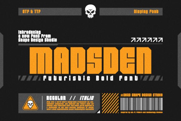 Madsden: A Designer’s Take on This Display Font