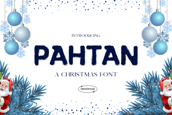 Pahtan Font Review: Festive Charm for Holiday Branding