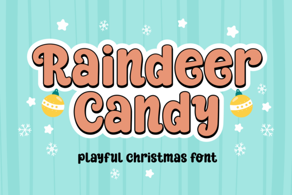 Reindeer Candy: A Festive Font for Web Design