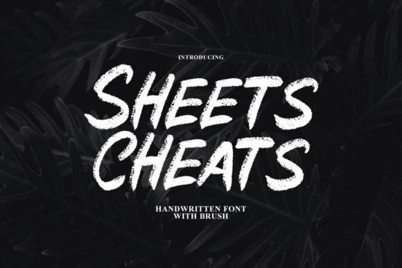 Sheets Cheats Font: A Display Typeface for Campaigns