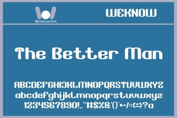 The Better Man Font: Elevating Campaign Visuals