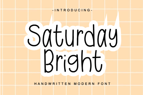 Transform Your Brand with Saturday Bright Font