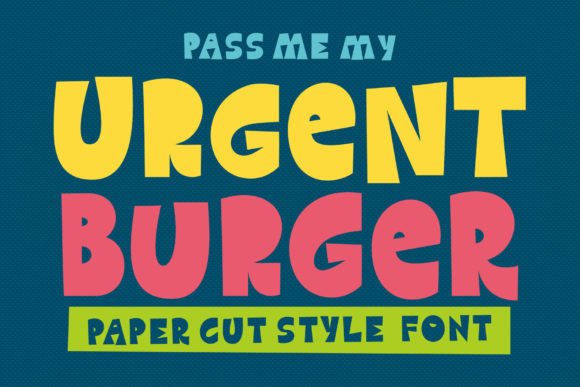 Urgent Burger: A Display Font for Editorial Flair